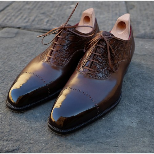 CROCODILE TWO LEATHER OXFORDS FOR MR. WZ